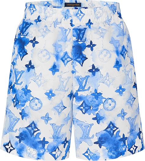 lv monogram swim shorts